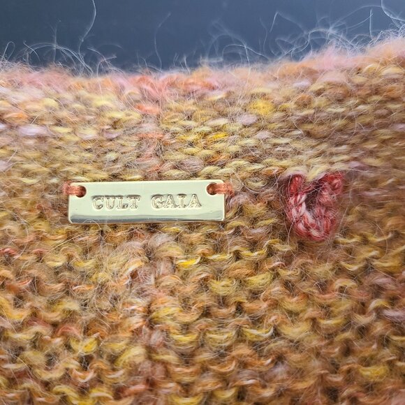 Cult Gaia Lounge Set Sunset Space Dye Orande Size M Mohair - Picture 8 of 12